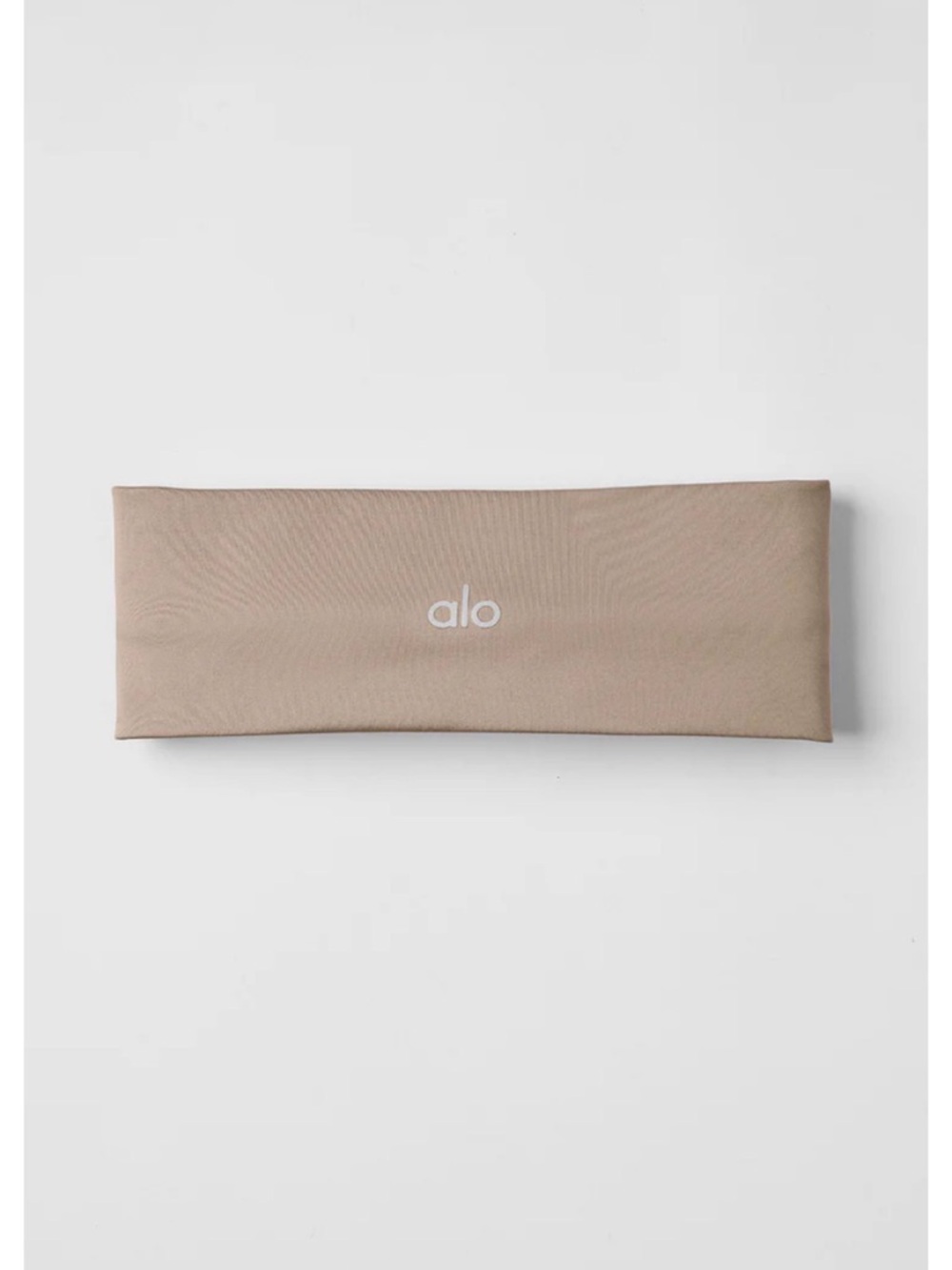 ALO Yoga Beige Logo Headband